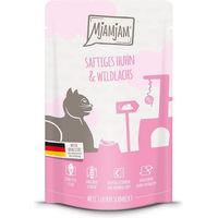 Produktbild von MjAMjAM Katzen Mousse Huhn und Wildlachs Tube 12x125g