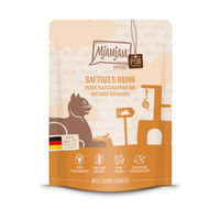 Produktbild von MjAMjAM Katzen Mousse Hühnchen pur Monoprotein Creme 24x300g