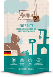 Produktbild von MjAMjAM Katzen Mousse Pute Monoprotein Creme 12x125g