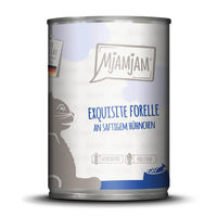 Produktbild von MjAMjAM Katzen Nassfutter Adult Forelle mit Huhn in Sauce 6 x 400 g - 6 x 400 g