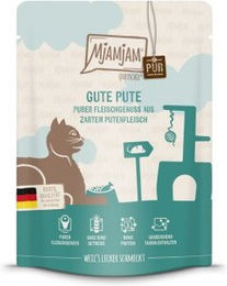 Produktbild von MjAMjAM Katzen Nassfutter Adult Pute Monoprotein Mousse in der Tube 6x300 g - 6 x 300 g