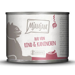 MjAMjAM Katzen Nassfutter Adult Rind und Kaninchen mit hohem Fleischanteil 6 x 200 g - 6 x 200 g – Bild 1 von 2