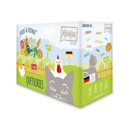 MjAMjAM Katzen Nassfutter Chicks & Friends Huhn Geflügel Getreidefrei mit hohem Fleischanteil 9 x 300g - 9 x 300 g – Bild 1 von 2