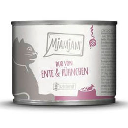 MjAMjAM Katzen Nassfutter Duo Ente und Huhn in Sauce getreidefrei ohne Zucker 6 x 200 g - 6 x 200 g – Bild 1 von 4