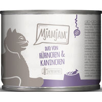 Produktbild von MjAMjAM Katzen Nassfutter Duo Huhn und Kaninchen mit Kürbis Getreidefrei Adult 6 x 200 g - 6 x 200 g