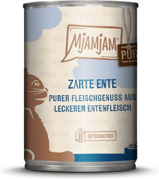 MjAMjAM Katzen Nassfutter Ente mit hohem Fleischanteil 6x400g – Bild 1 von 2