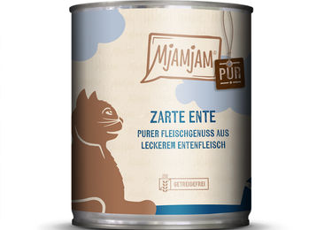 MjAMjAM Katzen Nassfutter Ente pur Adult 6 x 800 g - 6 x 800 g – Bild 1 von 2