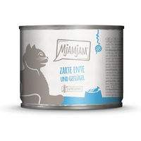 Produktbild von MjAMjAM Katzen Nassfutter Ente und Geflügel Stückchen in Sauce Getreidefrei 6 x 200 g - 6 x 200 g