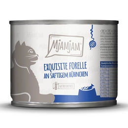 MjAMjAM Katzen Nassfutter Forelle und Huhn Stückchen in Sauce Adult 6 x 200 g - 200 g – Bild 1 von 2