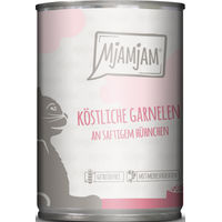 Produktbild von MjAMjAM Katzen Nassfutter Garnelen an Hühnchen Stückchen in Sauce Adult Getreidefrei Monoprotein 6 x 400 g - 24 x 400 g