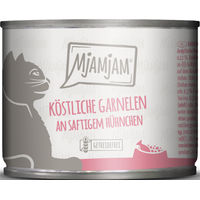 Produktbild von MjAMjAM Katzen Nassfutter Garnelen mit Huhn Adult Getreidefrei 6 x 200 g - 6 x 200 g