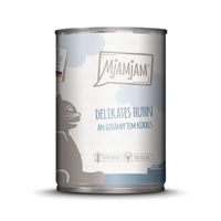 Produktbild von MjAMjAM Katzen Nassfutter Huhn an gedämpftem Kürbis Stückchen in Sauce Getreidefrei Adult 6x400g