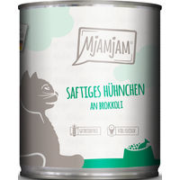 Produktbild von MjAMjAM Katzen Nassfutter Huhn mit Brokkoli Getreidefrei mit hohem Fleischanteil 6 x 800 g - 800 g