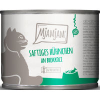 Produktbild von MjAMjAM Katzen Nassfutter Huhn mit Brokkoli Stückchen in Sauce Adult Getreidefrei 6 x 200 g - 200 g