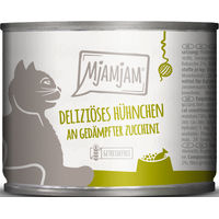 Produktbild von MjAMjAM Katzen Nassfutter Huhn und Zucchini Adult Getreidefrei Hoher Fleischanteil 6 x 200 g - 6 x 200 g