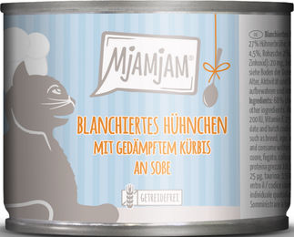 MjAMjAM Katzen Nassfutter Hühnchen mit Kürbis in Sauce, Getreidefrei und Glutenfrei, 6 x 185 g - 185 g – Bild 1 von 4