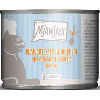 Produktbild von MjAMjAM Katzen Nassfutter Hühnchen mit Kürbis in Sauce, Getreidefrei und Glutenfrei, 6 x 185 g - 185 g