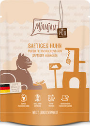 MjAMjAM Katzen Nassfutter Hühnchen pur Monoprotein Stückchen in Sauce 6 x 300 g - 300 g – Bild 1 von 4