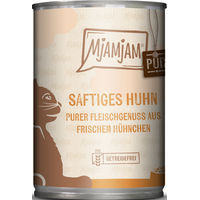 Produktbild von MjAMjAM Katzen Nassfutter Hühnchen pur Stückchen in Sauce getreidefrei Monoprotein 6 x 400 g - 6 x 400 g