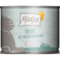 Produktbild von MjAMjAM Katzen Nassfutter Insekt mit Kalb Adult Getreidefrei Hypoallergen 6 x 200 g - 6 x 200 g