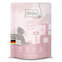 Produktbild von MjAMjAM Katzen Nassfutter Kitten Huhn mit Lachs getreidefrei 6 x 300 g - 300 g