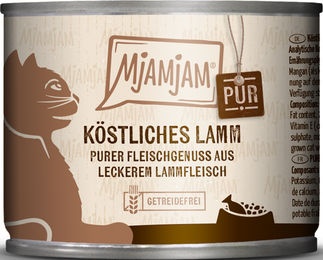 MjAMjAM Katzen Nassfutter Lamm Monoprotein Stückchen in Soße Adult 6 x 200 g - 6 x 200 g – Bild 1 von 3