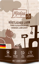 MjAMjAM Katzen Nassfutter Lamm pur Mousse mit hohem Fleischanteil und Monoprotein 12 x 125 g - 12 x 125 g – Bild 1 von 5