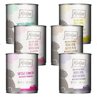 Produktbild von MjAMjAM Katzen Nassfutter Mixpaket ohne Zucker 24x800g