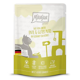 MjAMjAM Katzen Nassfutter Mousse Ente und Pute getreidefrei 6 x 300 g - 6 x 300 g – Bild 1 von 8