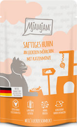 MjAMjAM Katzen Nassfutter Mousse Huhn mit hohem Fleischanteil 12 x 125 g - 12 x 125 g – Bild 1 von 3