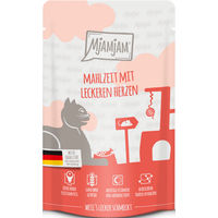Produktbild von MjAMjAM Katzen Nassfutter Mousse mit Rind und Huhn Herz Form Getreidefrei 12 x 125 g - 12 x 125 g