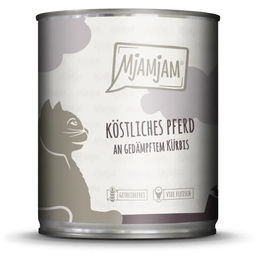 MjAMjAM Katzen Nassfutter Pferd mit Kürbis Adult 6 x 800 g Dose - 800 g – Bild 1 von 5