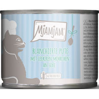Produktbild von MjAMjAM Katzen Nassfutter Pute in Soße, Adult, Getreidefrei, Glutenfrei, 6 x 185 g - 6 x 185 g