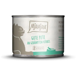 MjAMjAM Katzen Nassfutter Pute mit Kürbis Adult Hoher Fleischanteil 6 x 200 g - 6 x 200 g – Bild 1 von 4