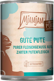 MjAMjAM Katzen Nassfutter Pute Monoprotein Stückchen in Sauce Adult 6 x 400 g - 6 x 400 g – Bild 1 von 4