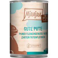 Produktbild von MjAMjAM Katzen Nassfutter Pute Monoprotein Stückchen in Sauce Adult 6 x 400 g - 6 x 400 g