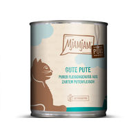 Produktbild von MjAMjAM Katzen Nassfutter Pute Monoprotein Stückchen in Soße 6 x 800 g - 6 x 800 g