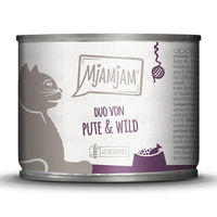 Produktbild von MjAMjAM Katzen Nassfutter Pute und Wild mit Stückchen in Sauce Adult 6 x 200 g - 200 g