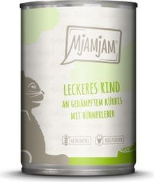 MjAMjAM Katzen Nassfutter Rind und Huhn in Sauce getreidefrei Adult 6 x 400 g - 6 x 400 g – Bild 1 von 6