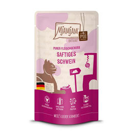 Produktbild von MjAMjAM Katzen Nassfutter Schwein Pouchbeutel 12x125g - 12 x 125 g