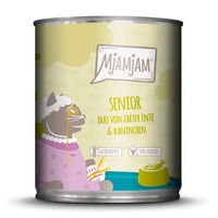 Produktbild von MjAMjAM Katzen Nassfutter Senior Ente und Kaninchen Getreidefrei 6 x 800 g Dose - 800 g