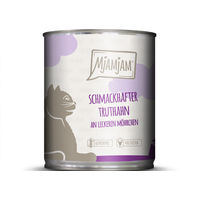 Produktbild von MjAMjAM Katzen Nassfutter Truthahn mit Karotten Stückchen in Sauce, getreidefrei, monoprotein, hoher Fleischanteil, 6 x 800 g - 6 x 800 g