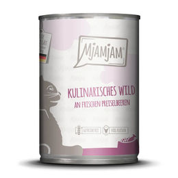 MjAMjAM Katzen Nassfutter Wild mit hohem Fleischanteil Adult 6 x 400 g Dose - 6 x 400 g – Bild 1 von 2