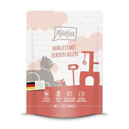 MjAMjAM Katzenfeuchtfutter mit Herz und Stückchen in Sauce Getreidefrei 6 x 300 g - 300 g – Bild 1 von 3