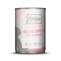 Produktbild von MjAMjAM Katzenfutter Garnelen mit Hühnchen 6x400g