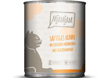 MjAMjAM Katzenfutter Huhn in Sauce getreidefrei 6 x 800 g - 6 x 800 g – Bild 1 von 6