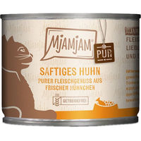 Produktbild von MjAMjAM Katzenfutter Huhn Monoprotein für alle Katzen 24x200g