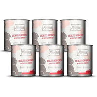 Produktbild von MjAMjAM Katzenfutter Hühnchen mit Erdbeeren Stückchen in Sauce getreidefrei ohne Zucker 480g