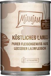 Produktbild von MjAMjAM Katzenfutter Lamm Monoprotein 6x400g