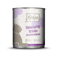 Produktbild von MjAMjAM Katzenfutter Truthahn mit Möhrchen für erwachsene Katzen 6x800g